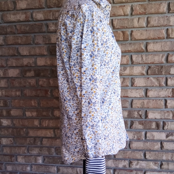 Denim & Flower Ricky Singh Flower Print Cotton Long Sleeve Button Down Shirt. - Picture 2 of 7